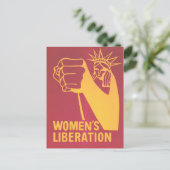 Vrijheid van vrouwen (1970) briefkaart (Staand voorkant)