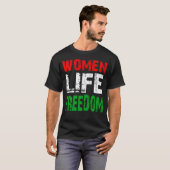 Vrijheid van vrouwen t-shirt (Voorkant volledig)
