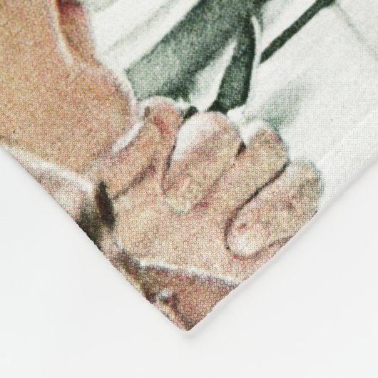 Vrijheid van wil fleece deken (Hoek)