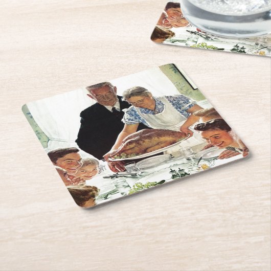 Vrijheid van wil kartonnen onderzetters (Schuin)