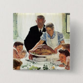 Vrijheid van wil vierkante button 5,1 cm (Voorkant)