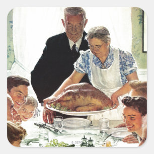 Vrijheid van wil vierkante sticker
