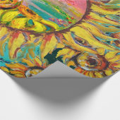 VRIJHEID VAN ZONLOWERS DIE LYRA Fantasy Floral SPE Cadeaupapier (Hoek)