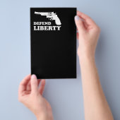 Vrijheid verdedigen flyer (Hand)