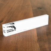 Vrijheid verdedigen naambordje (Zijkant)