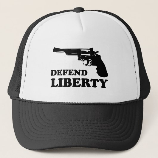 Vrijheid verdedigen trucker pet (Voorkant)