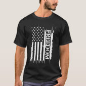 Vrijheid Verenigde Staten verontrust door Amerikaa T-shirt (Voorkant)