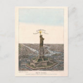 Vrijheid verlicht de wereld | Charles Magnus Briefkaart (Voorkant)