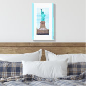 Vrijheid Verlicht de Wereld Lazarus Gedicht Canvas Afdruk (Insitu (Slaapkamer))