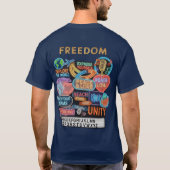 Vrijheid Verlicht T-shirt (Achterkant)