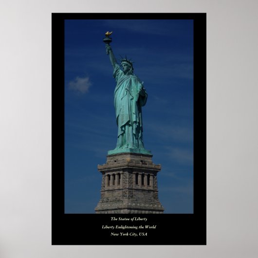 Vrijheid Verlichting van de wereld - Vrijheidsbeel Poster (Voorkant)