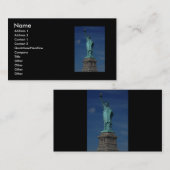 Vrijheid Verlichting van de wereld - Vrijheidsbeel Visitekaartje (Voorkant / Achterkant)