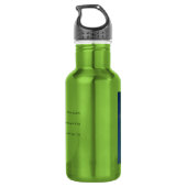 Vrijheid Verlichting van de wereld - Vrijheidsbeel Waterfles (Achterkant)