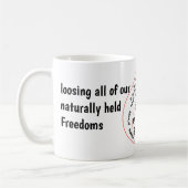 Vrijheid verliezen koffiemok (Links)