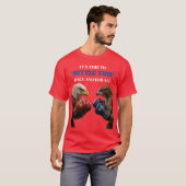 Vrijheid versus focus in de ring t-shirt (Voorkant volledig)