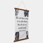 VRIJHEID VIEREN HANGEND WANDKLEED (Gebogen)