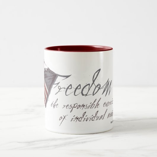 Vrijheid - Vlag Mok (Center)