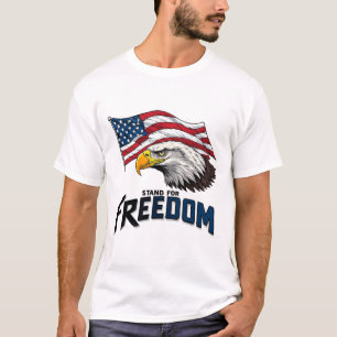 Vrijheid Vlag USA Patriottisch Cadeau T-shirt