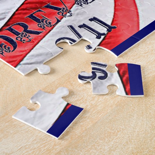 Vrijheid vliegt voor altijd 9/11 puzzel legpuzzel (Zijkant)