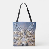 Vrijheid Vlinder Tote Bag (Achterkant)