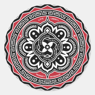 Vrijheid voor alle Insignia Stickers