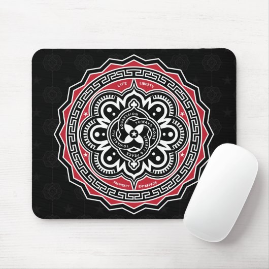 Vrijheid voor alle mousepad muismat (Met muis)