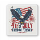 Vrijheid voor altijd VS Sticker (Voorkant)