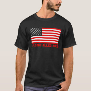 Vrijheid voor angst Pro Pistool VS vlag 2e wijzigi T-shirt