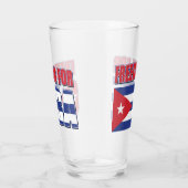 Vrijheid voor Cuba Glas (Rechts)