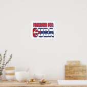 Vrijheid voor Cuba Poster (Keuken)