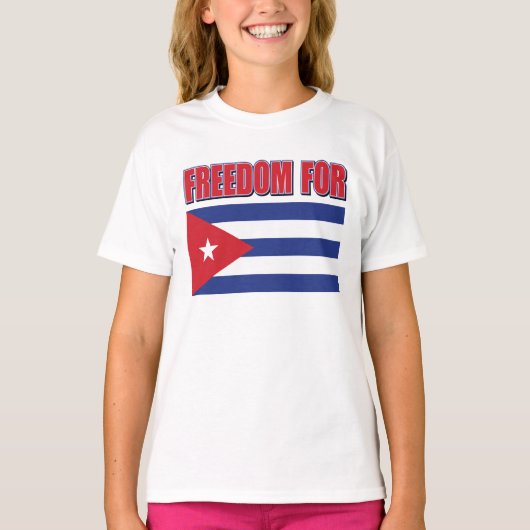 Vrijheid voor Cuba T-shirt (Voorkant)
