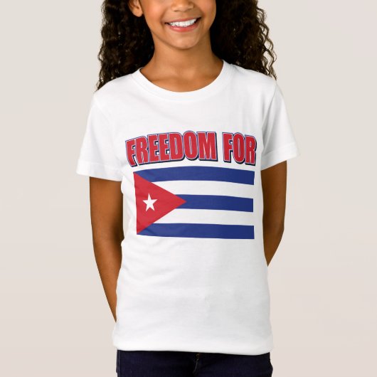 Vrijheid voor Cuba T-shirt (Voorkant)