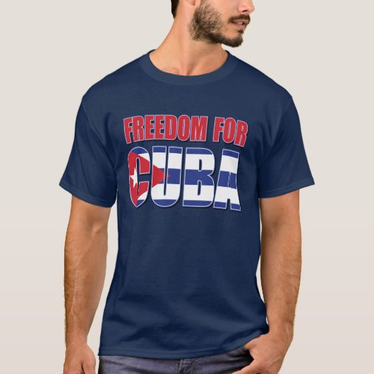 Vrijheid voor Cuba T-shirt (Voorkant)