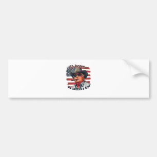 Vrijheid voor de Amerikaanse Golf Trump Bumpersticker