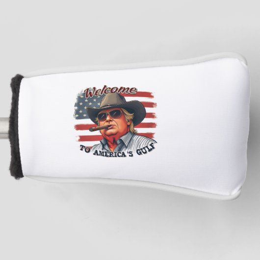 Vrijheid voor de Amerikaanse Golf Trump Golfheadcover (Voorkant)