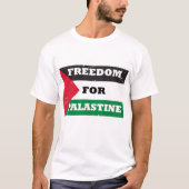 vrijheid voor de palestijnen t-shirt (Voorkant)
