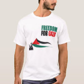 Vrijheid voor Gaza T-Shirt (Voorkant)
