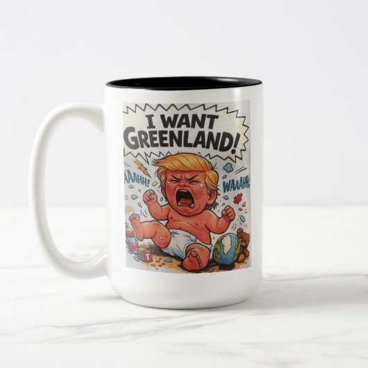Vrijheid voor Groenland Mok (Links)