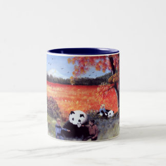 Vrijheid voor iedereen - Liberté pour le Monde Tweekleurige Koffiemok