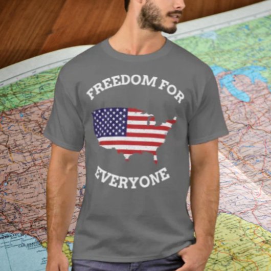 Vrijheid voor iedereen t-shirt