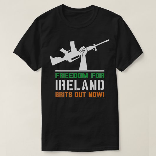 vrijheid voor ierland komt er nu aan t-shirt (Design voorkant)