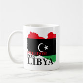 Vrijheid voor Libië Koffiemok (Links)