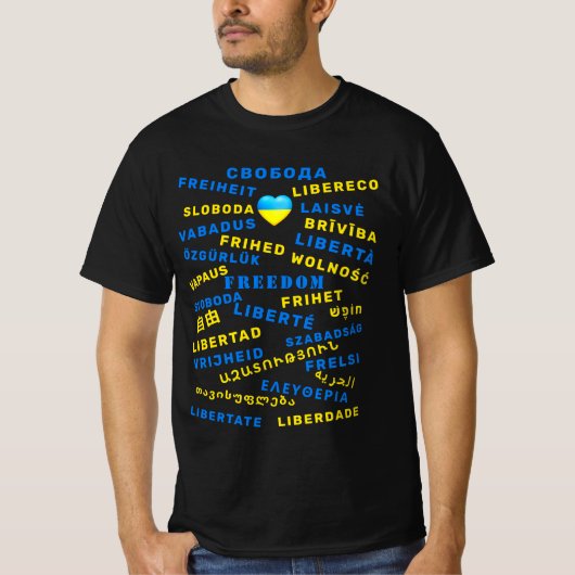 Vrijheid voor Oekraïne - С о б а - Internationale  T-shirt (Voorkant)