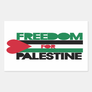 Vrijheid voor Palestina Rechthoekige Sticker