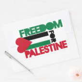 Vrijheid voor Palestina Rechthoekige Sticker (Envelop)