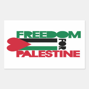 Vrijheid voor Palestina Rechthoekige Sticker
