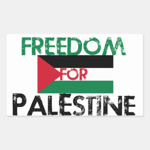 Vrijheid voor Palestina Rechthoekige Sticker