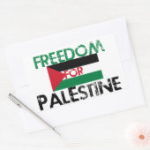 Vrijheid voor Palestina Rechthoekige Sticker (Envelop)