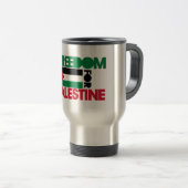 Vrijheid voor Palestina Reisbeker (Voorkant rechts)