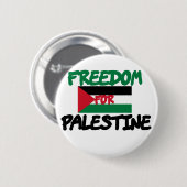 Vrijheid voor Palestina Ronde Button 5,7 Cm (Voorkant /achterkant)